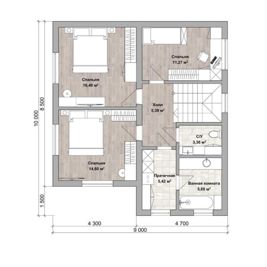 Планировка дома Орландо
