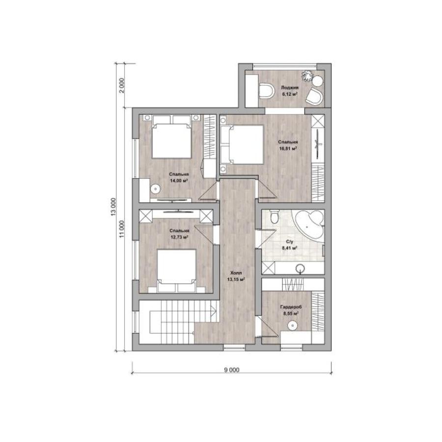 Планировка дома Ленстер